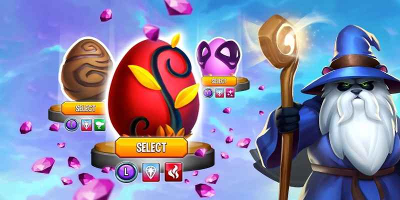 Nuôi dưỡng quái thú khi tham gia Monster Legends