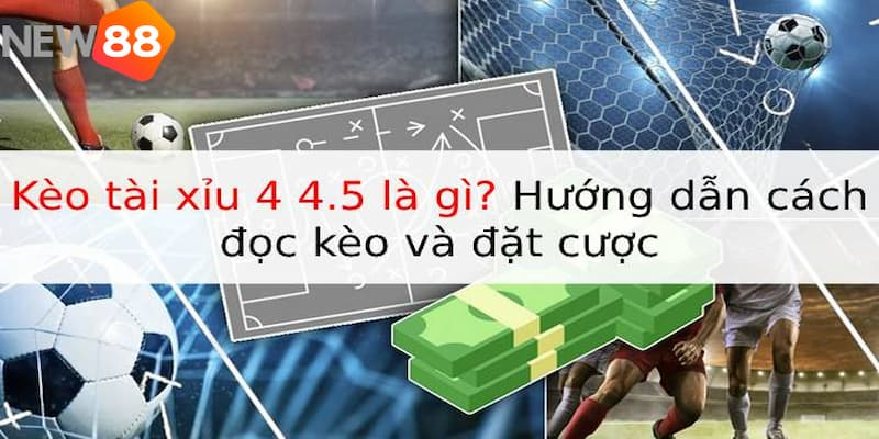 Cách tính tỷ lệ kèo tài xỉu 4.5-5